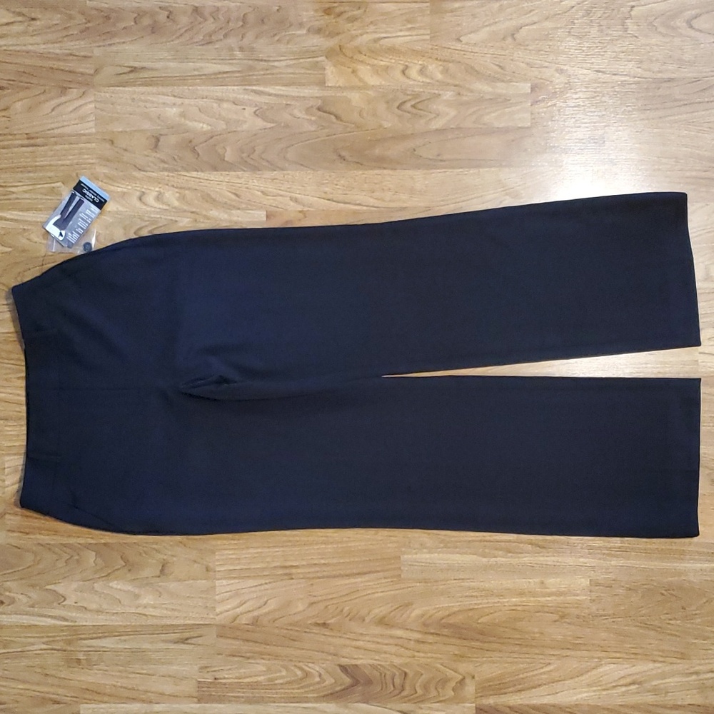 Liz Claiborne NWT Sophie Classic Secretly Slender Trouser Pants Size 4 Black